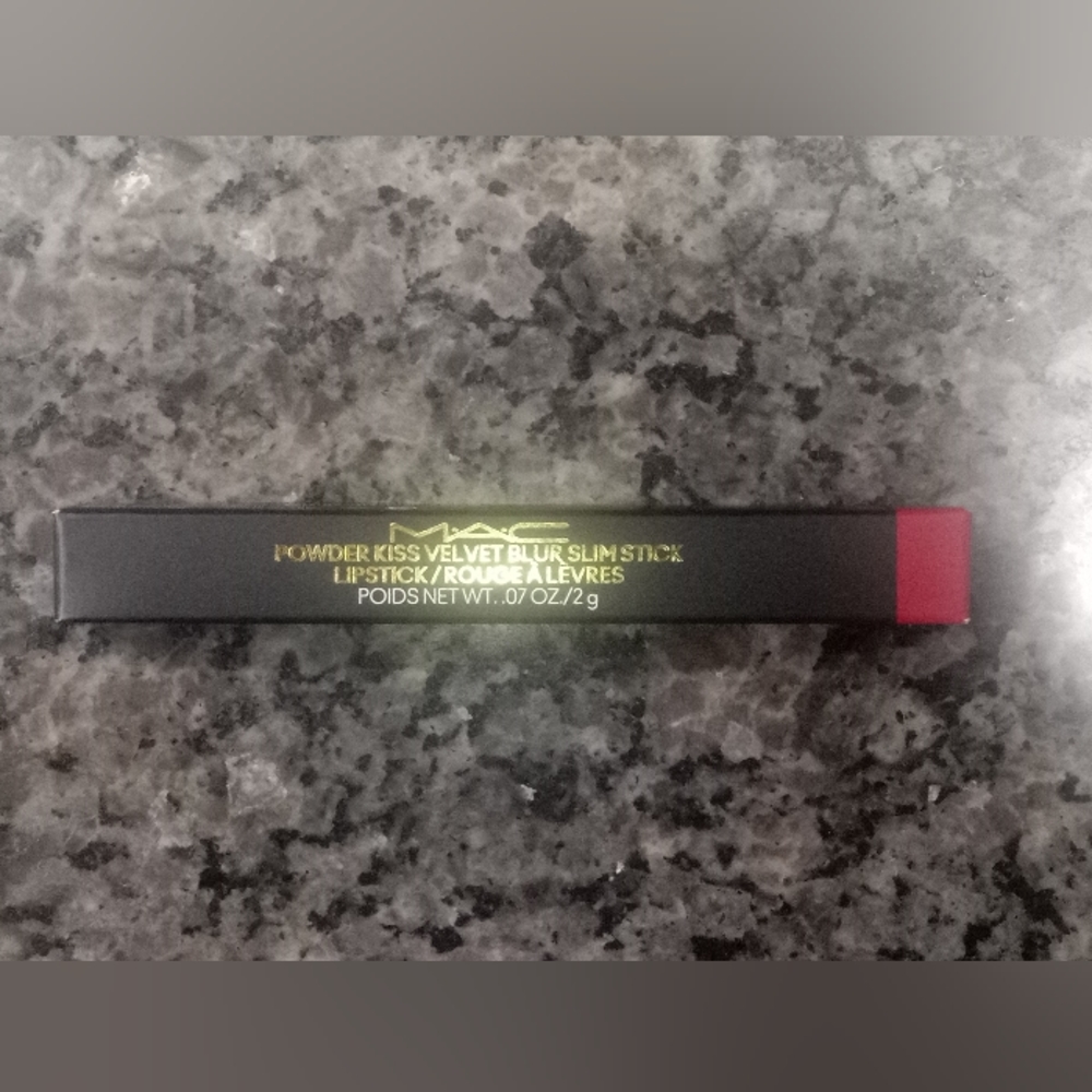 MAC Cosmetics Powder kiss velvet blur slim stick lipstick-NEW